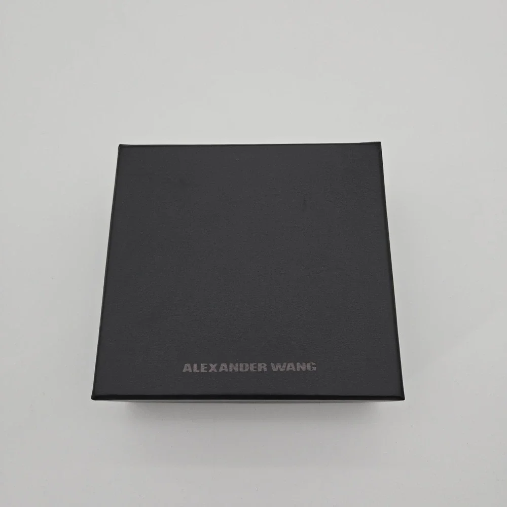 Alexander Wang Unisex Black Logo Presentation Jewelry Accessory Gift Box OS